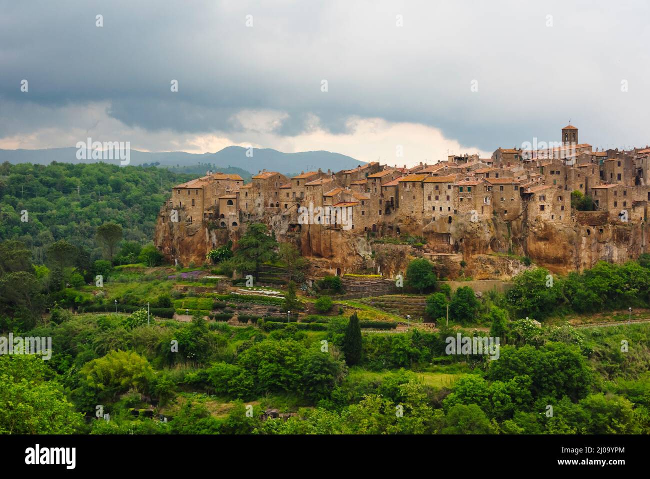 Pitigliano, Provinz Grosseto, Region Toskana, Italien Stockfoto