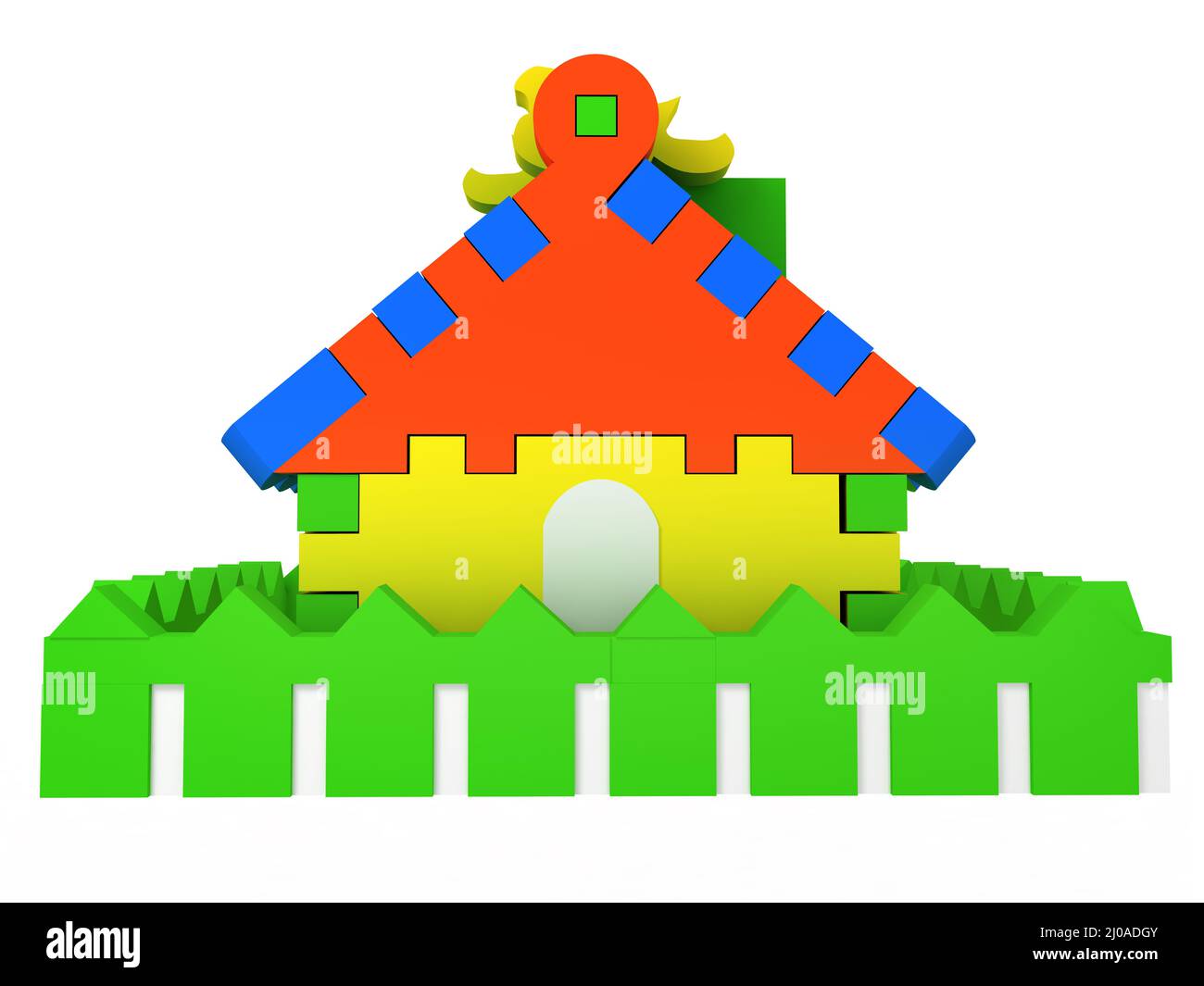 Spielzeug-Haus Stockfoto