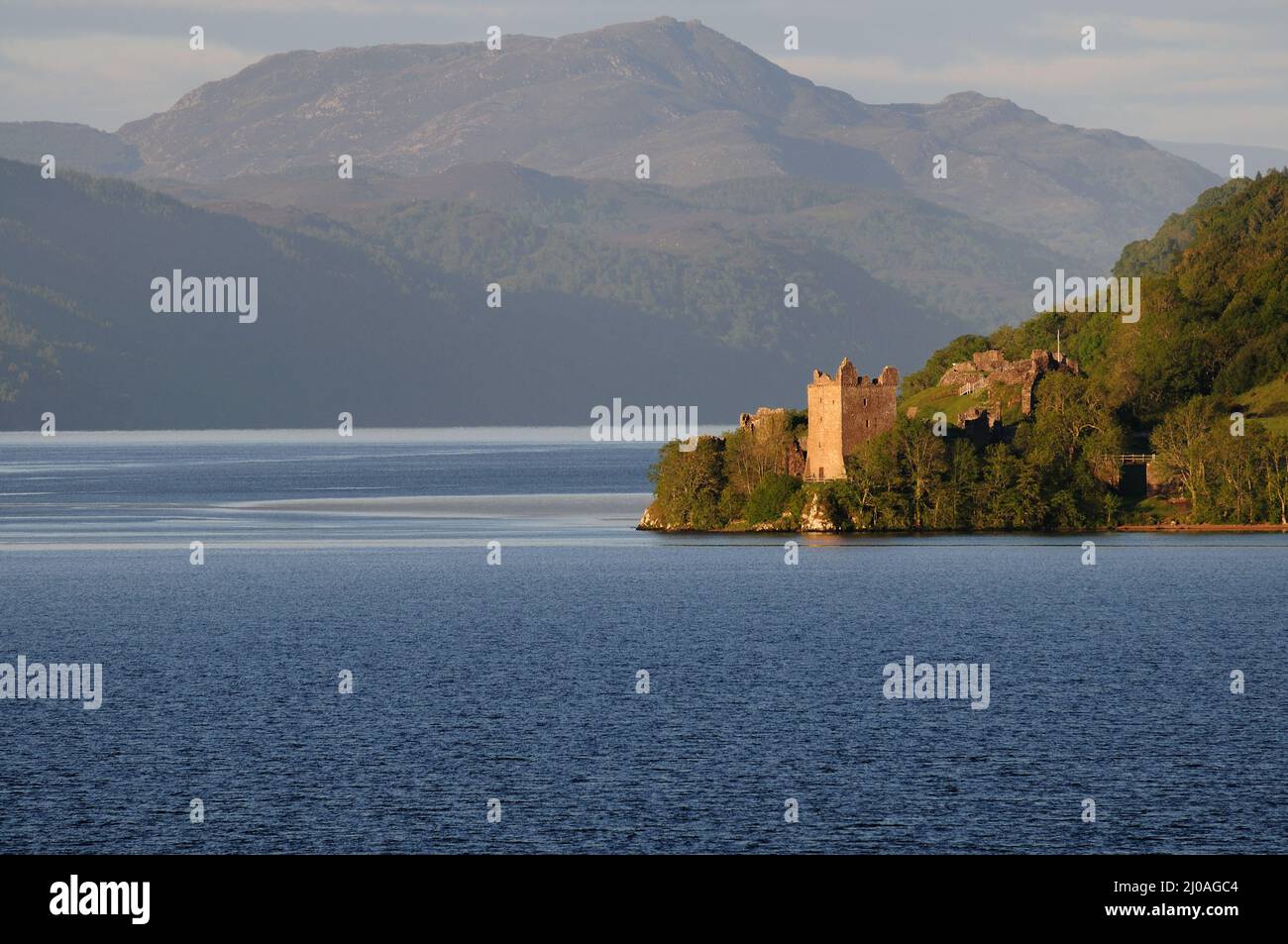 Urquhart Castle Stockfoto