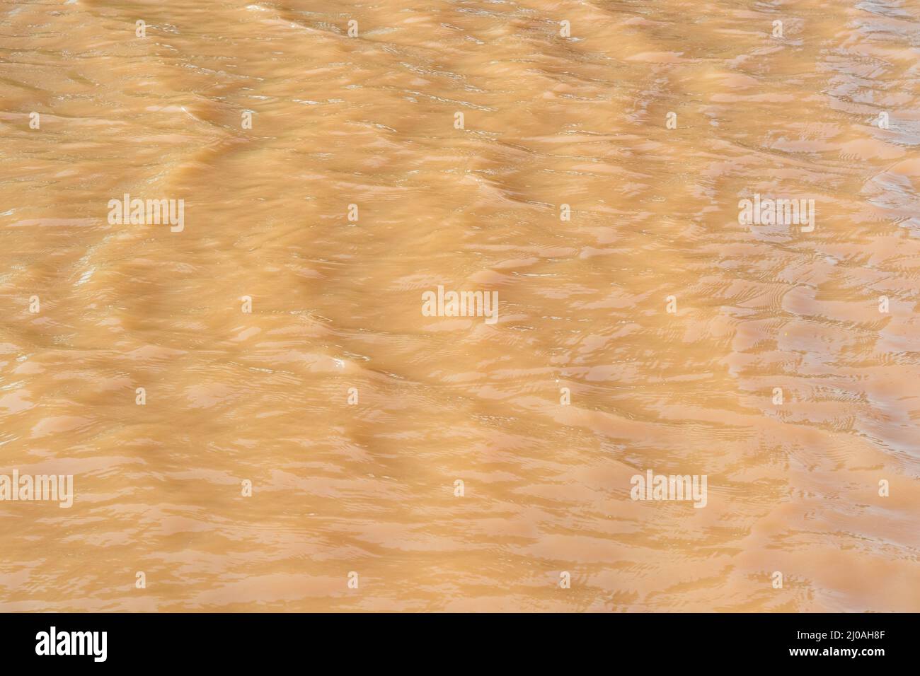 Geriffeltes Muster oder Textur von Hochwasser Stockfoto