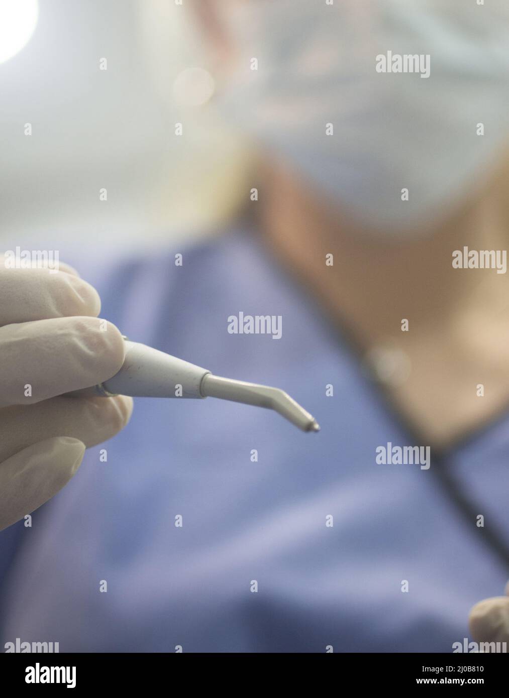 Zahnärztliche Instrumentierung Zahnarzt Reinigungswerkzeug Zahnärzte Chirurgie Klinik Stockfoto