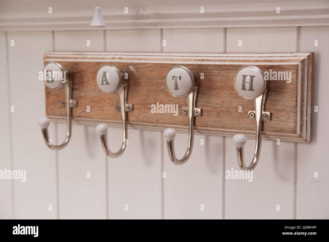 Handtuchhalter Stockfoto