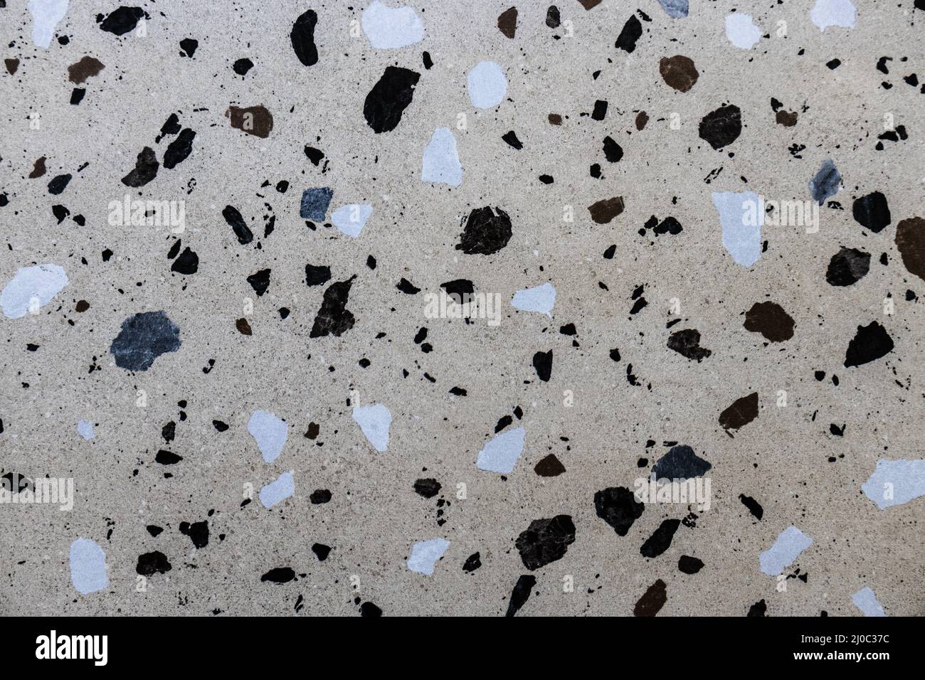 Marmor kleine Steine Oberfläche Hintergrundstruktur Stockfoto