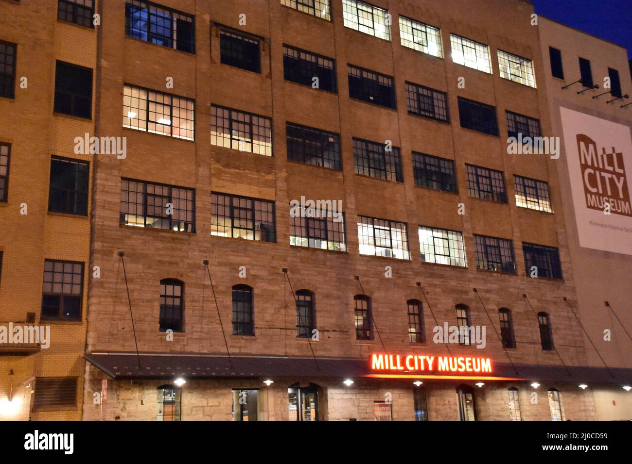 Mill City Museum in Minneapolis, Minnesota Stockfoto
