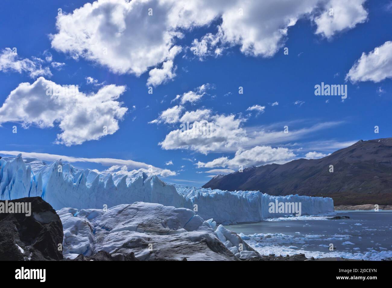 Blue Glacier, Patagonien, Argentinien Stockfoto