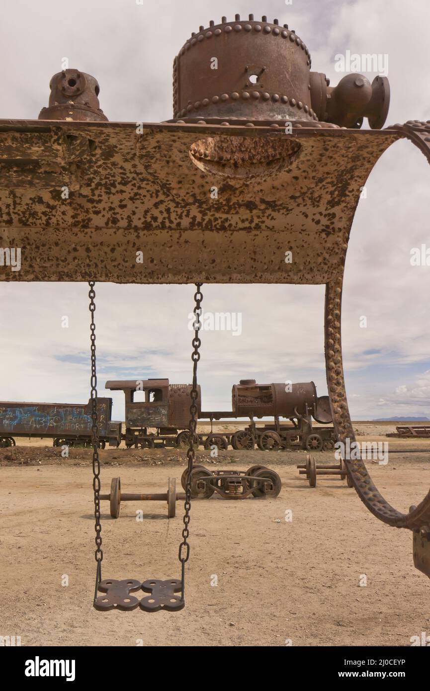 Salar de Uyuni, Bolivien Stockfoto