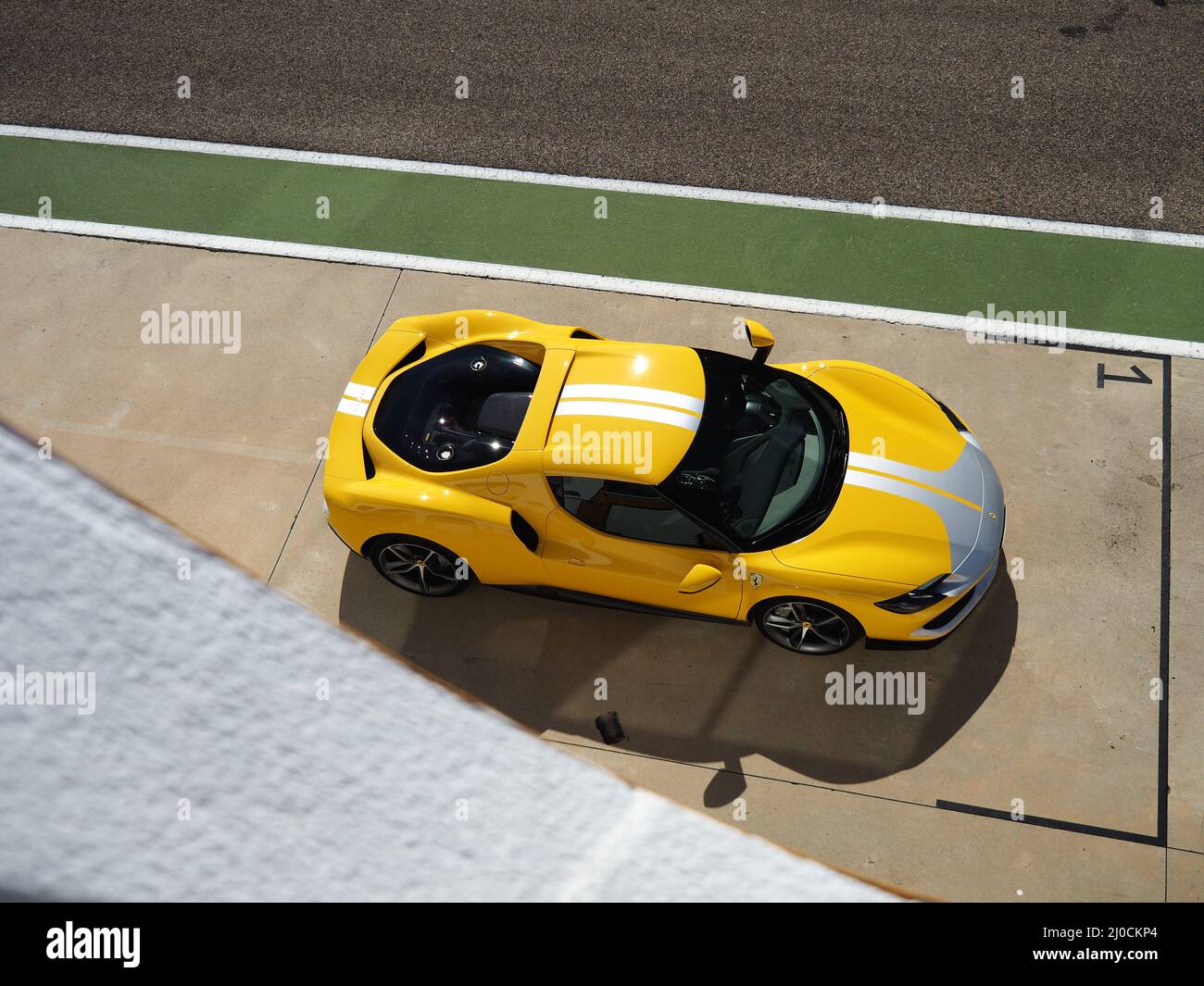 Ferrari 296 GTB mit Asseto Fiorano Pack Stockfoto