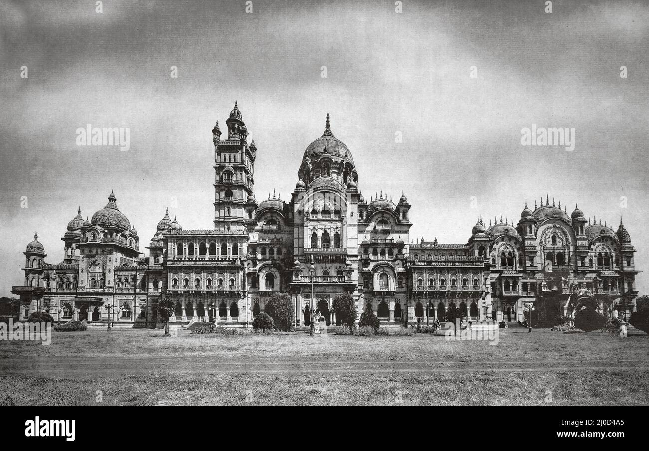 02 19 2012 Lakshmi Vilas Palace, Vadodara Baroda Gujarat Indien. Stockfoto