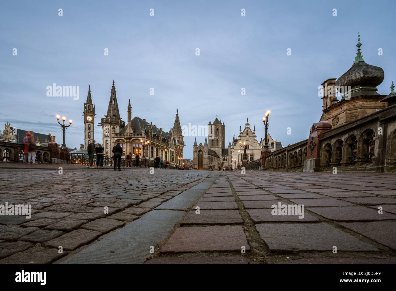 St. Nicholas' Church - Gent Belgien - Gent, Belgien Stockfoto