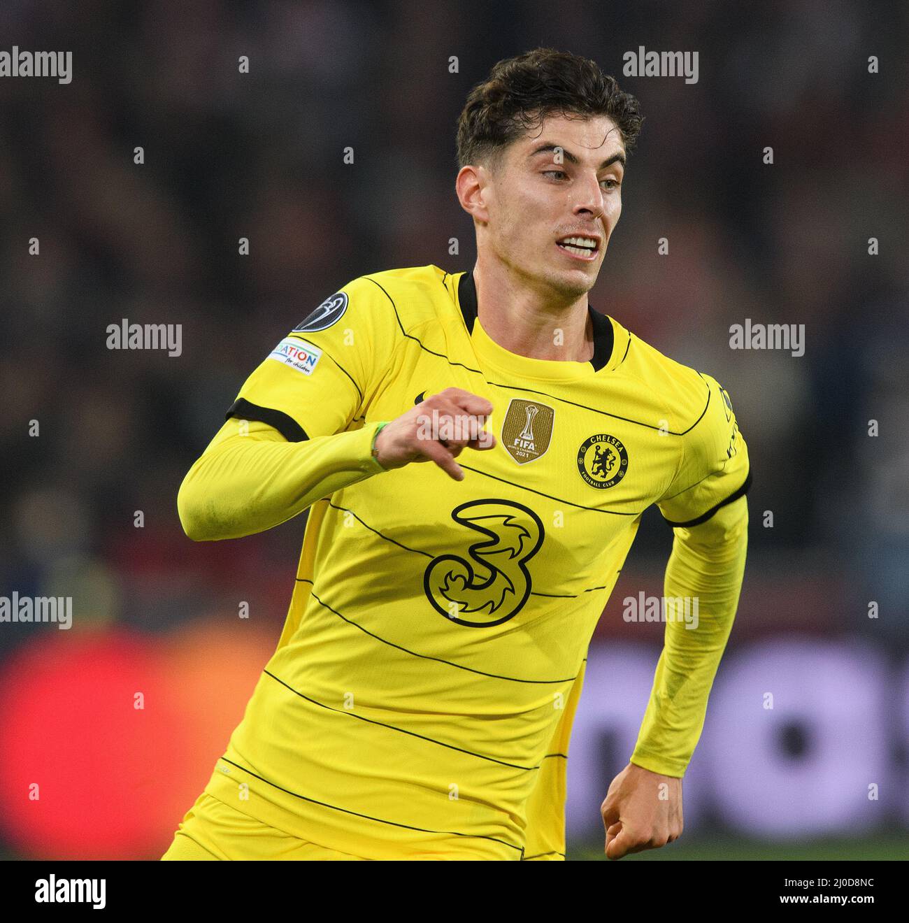 16. März 2022 - Lille gegen Chelsea - UEFA Champions League - sechzehntes Spiel - zweites Bein - Stade Pierre-Mauroy Mateo Kovacic während des Champions-League-Spiels gegen Lille. Bildnachweis : © Mark Pain / Alamy Live News Stockfoto