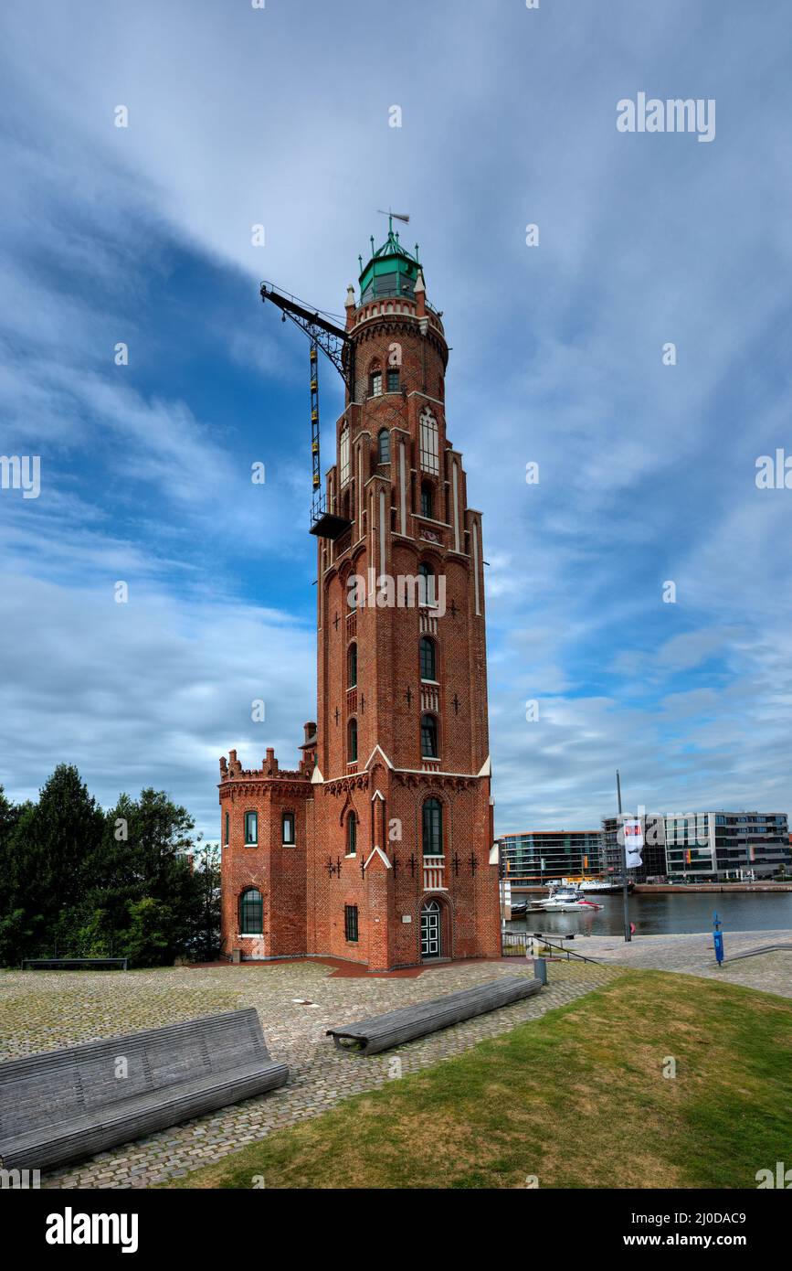 Leuchtturm Bremerhaven. Stockfoto