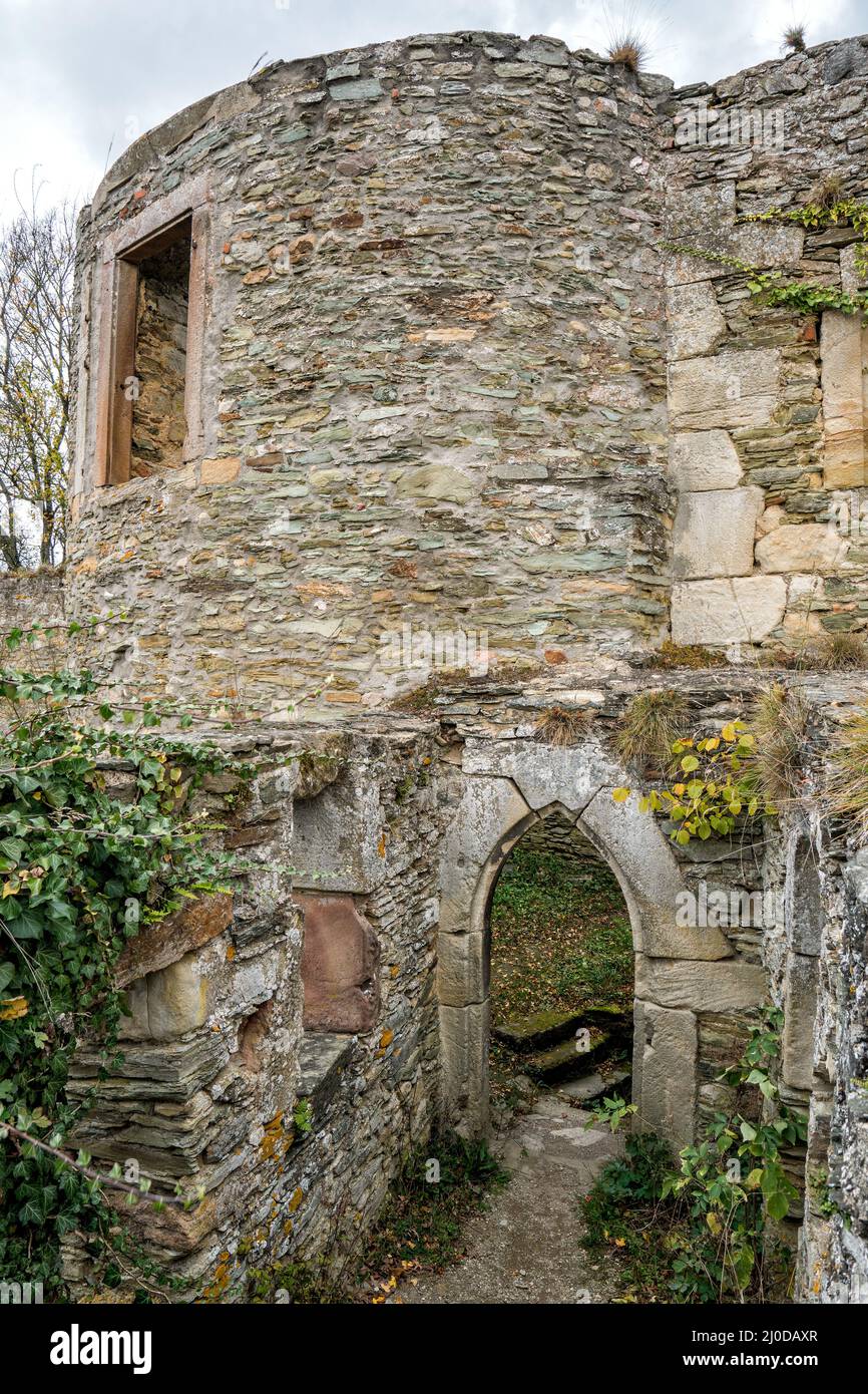 Schloss Dhaun - HunsrÃ¼ck. Stockfoto
