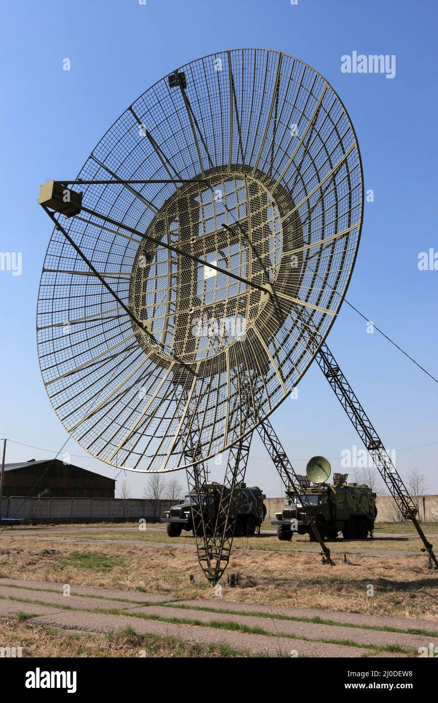 Das Radar auf Trainingsboden Army Signal Corps Stockfoto
