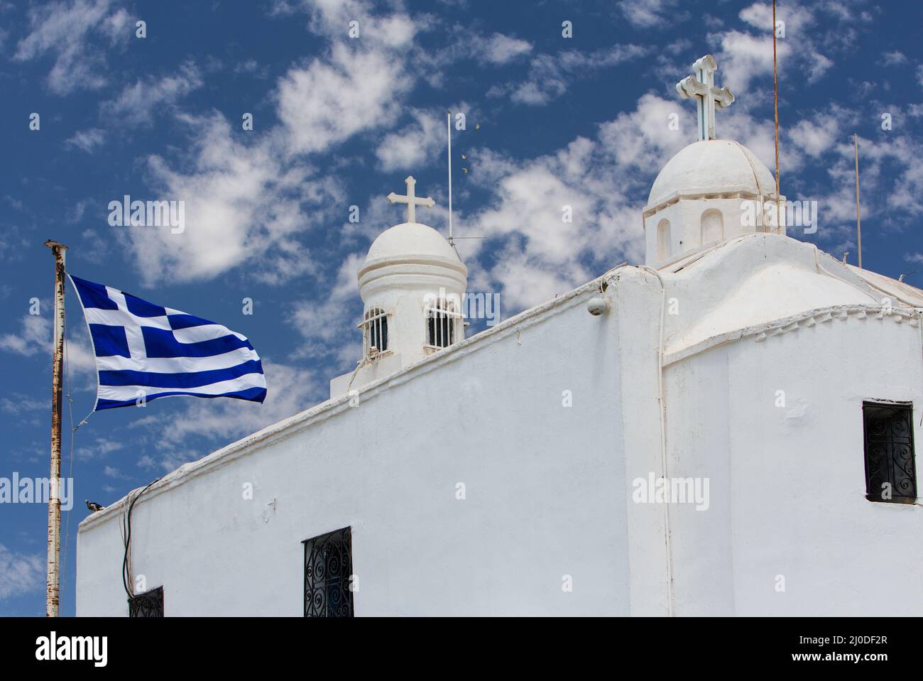 Griechenland - Athen. Östliche Orthodoxe Kirche. Stockfoto