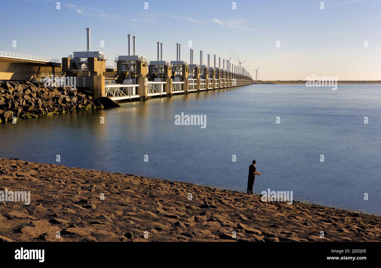 Die Deltawerke. Stockfoto