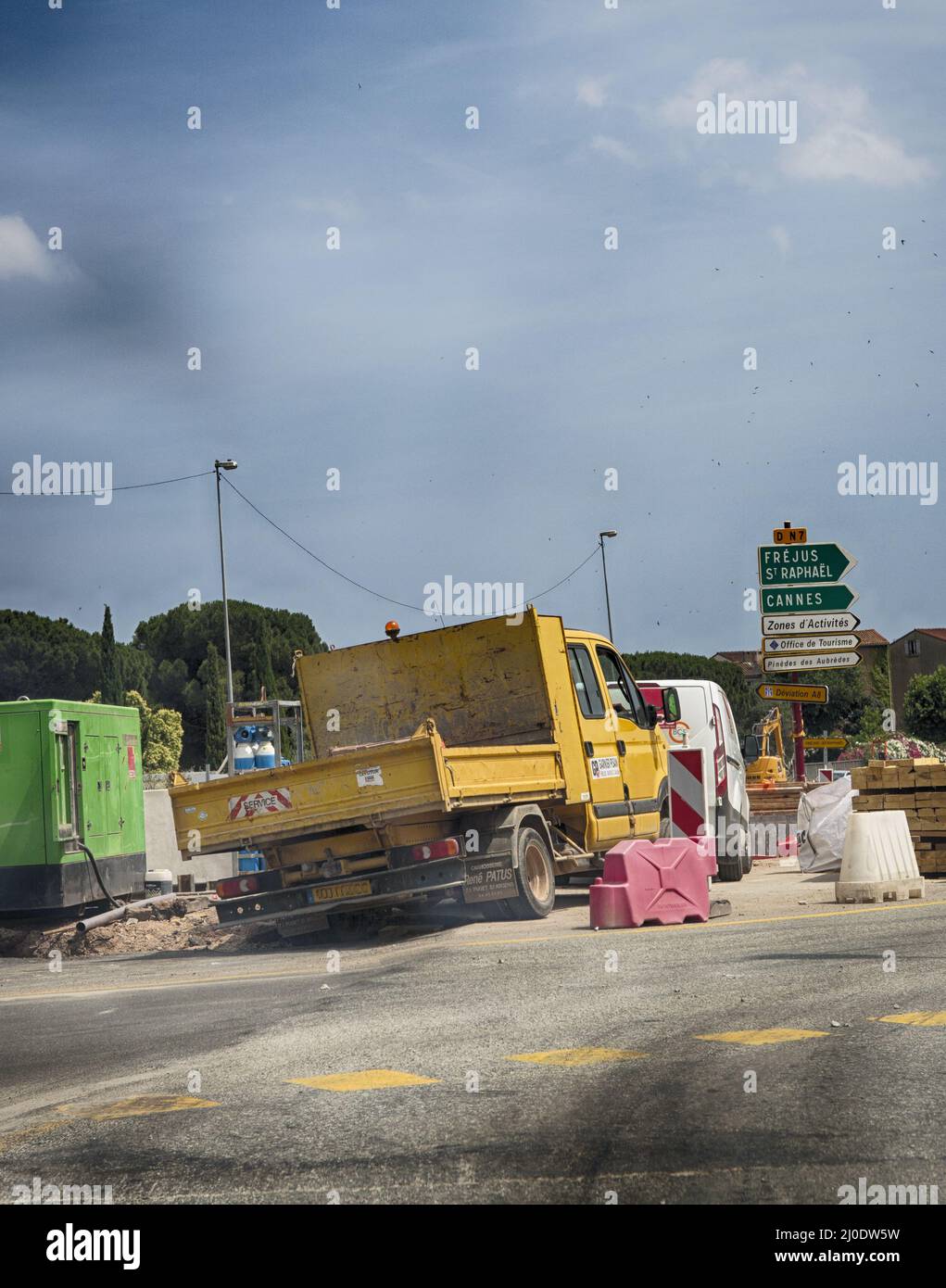 Teilerschlossen Stockfoto