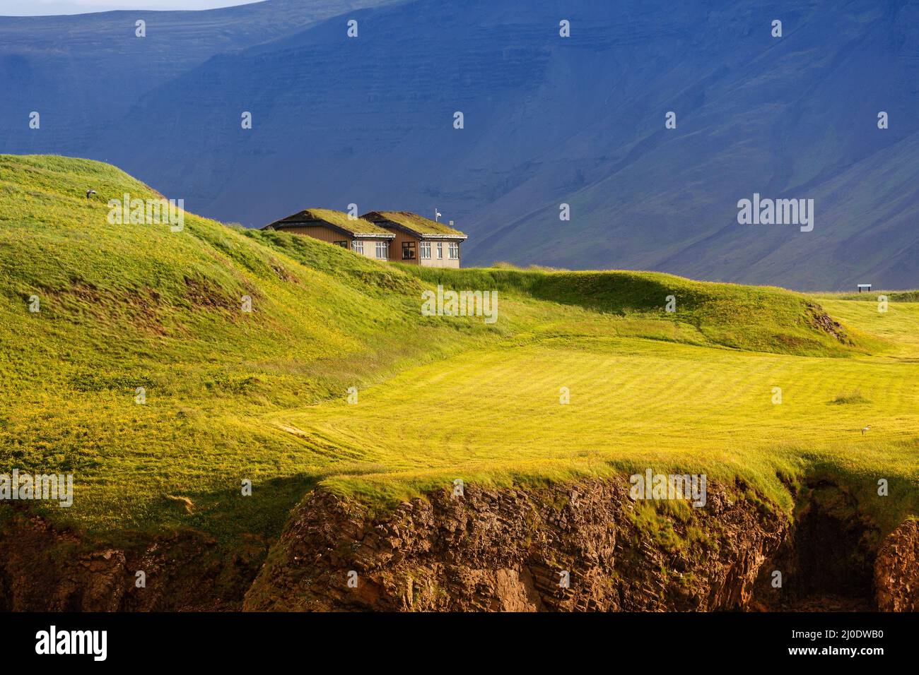 Holiday home in Island. Stockfoto