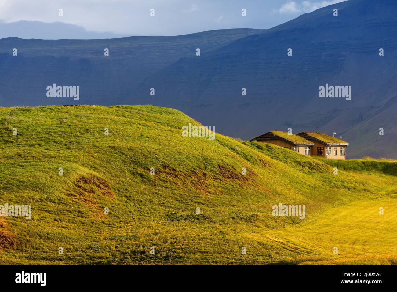 Holiday home in Island. Stockfoto