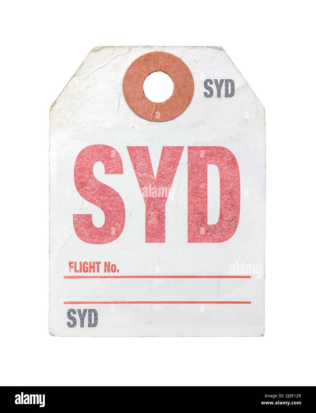Gepäckträger Im Retro-Design Am Flughafen Sydney Stockfoto