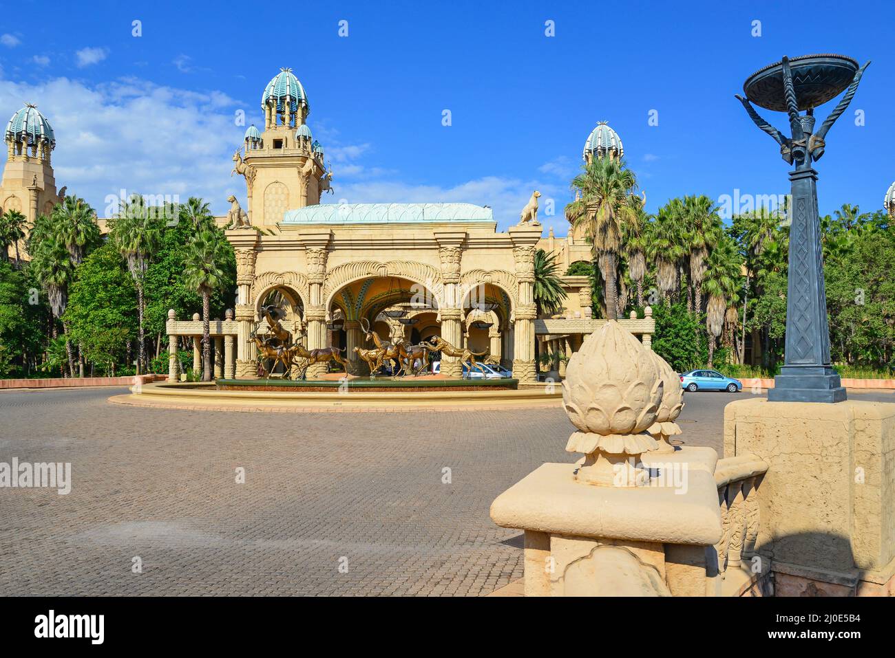 Palast von der verlorenen Stadt, Sun City Resort, Pilanesberg, North West Province, Südafrika Stockfoto