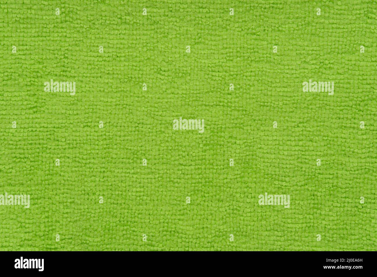 Textur von grünen Microfaser Stoff Microfaser Tücher Hintergrund. Stockfoto