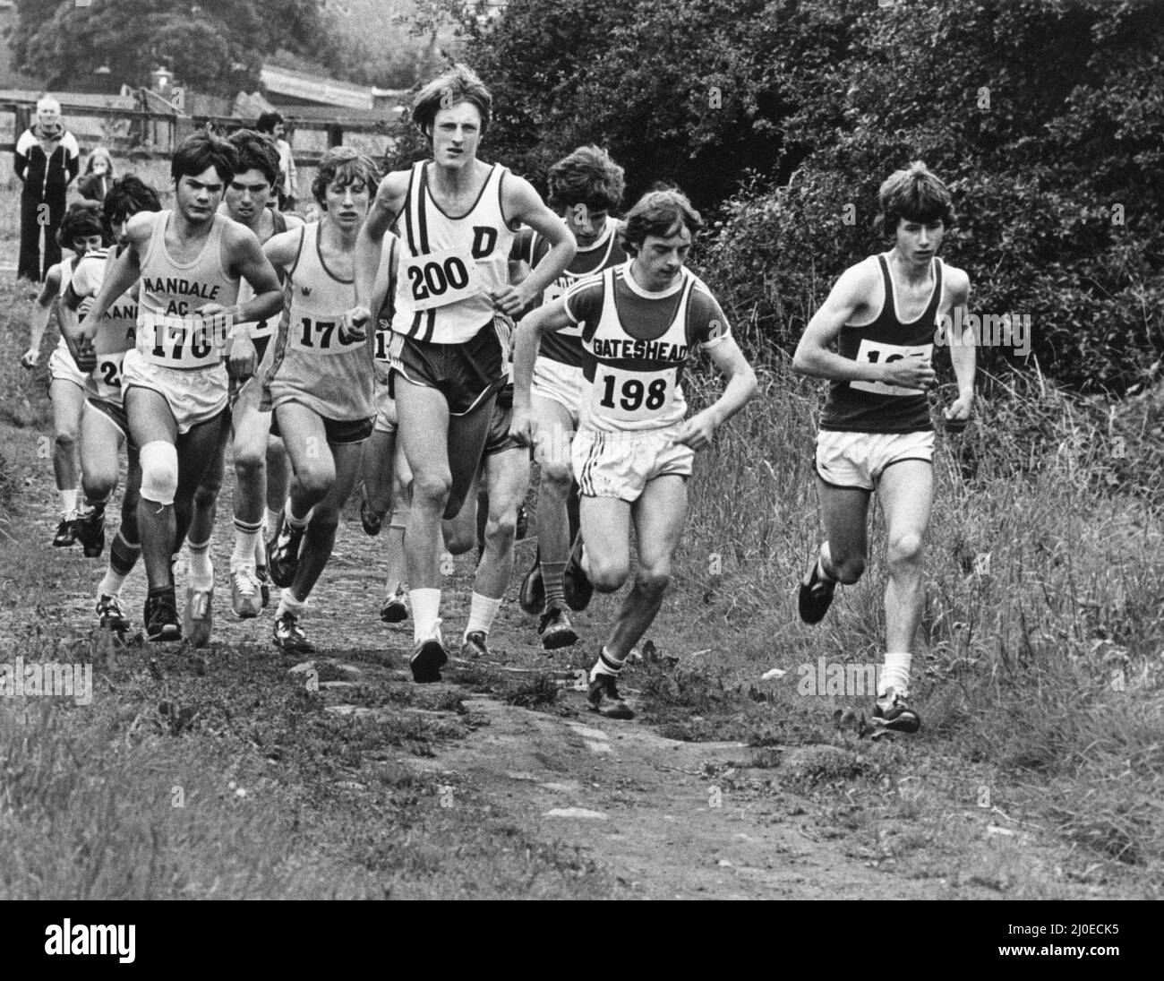 Cross Country Race, Eston, North Yorkshire, England, 25.. August 1979. Stockfoto