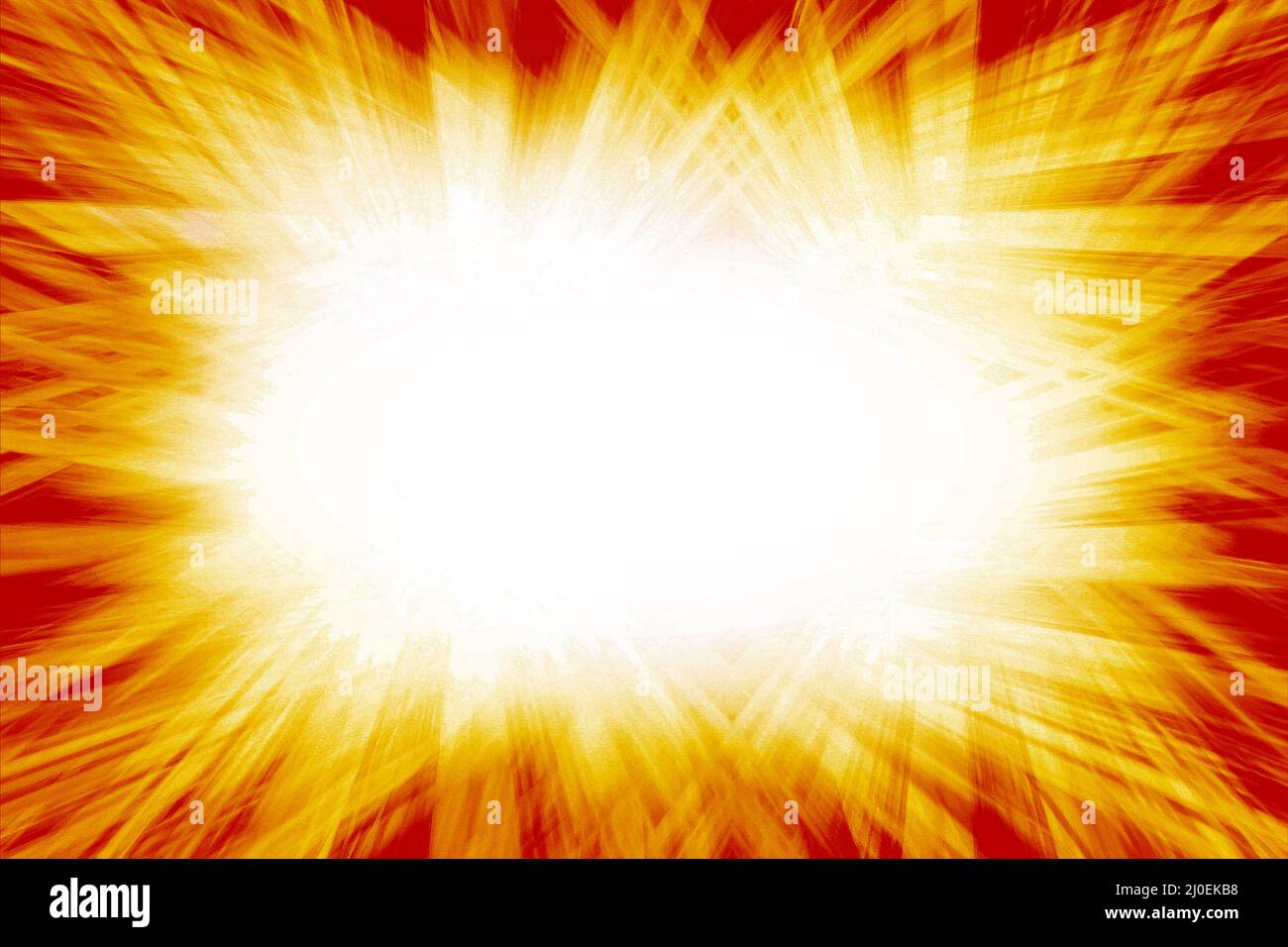 Dynamischer roter und gelber Rand Stockfoto