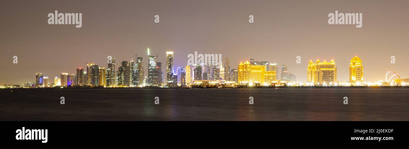 West Bay von Doha, Katar Stockfoto
