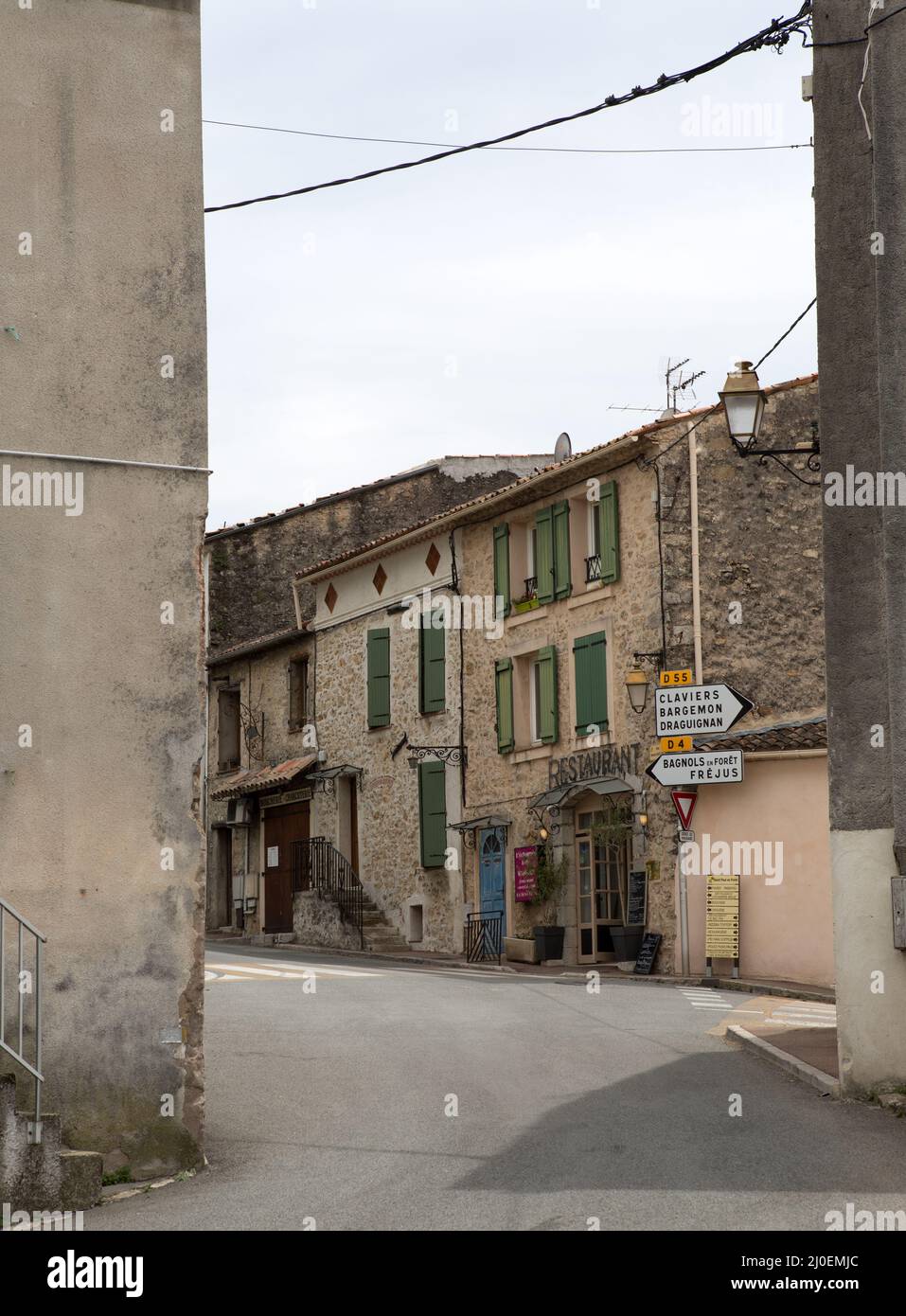 Häuser in südfrankreich Stockfoto