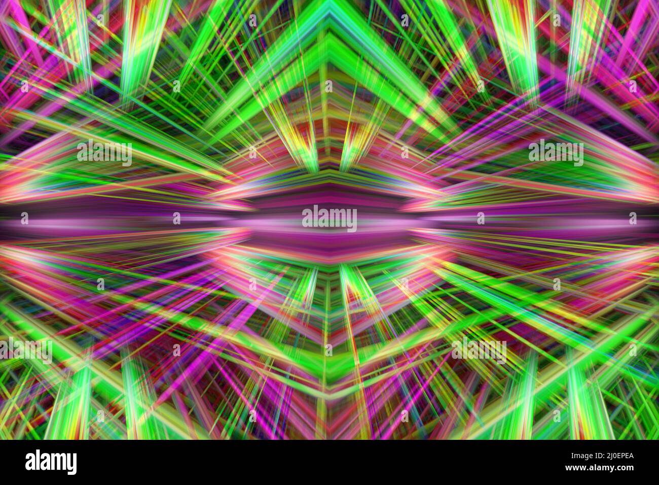 Bunte Lichtstrahlen Hintergrund Stockfoto