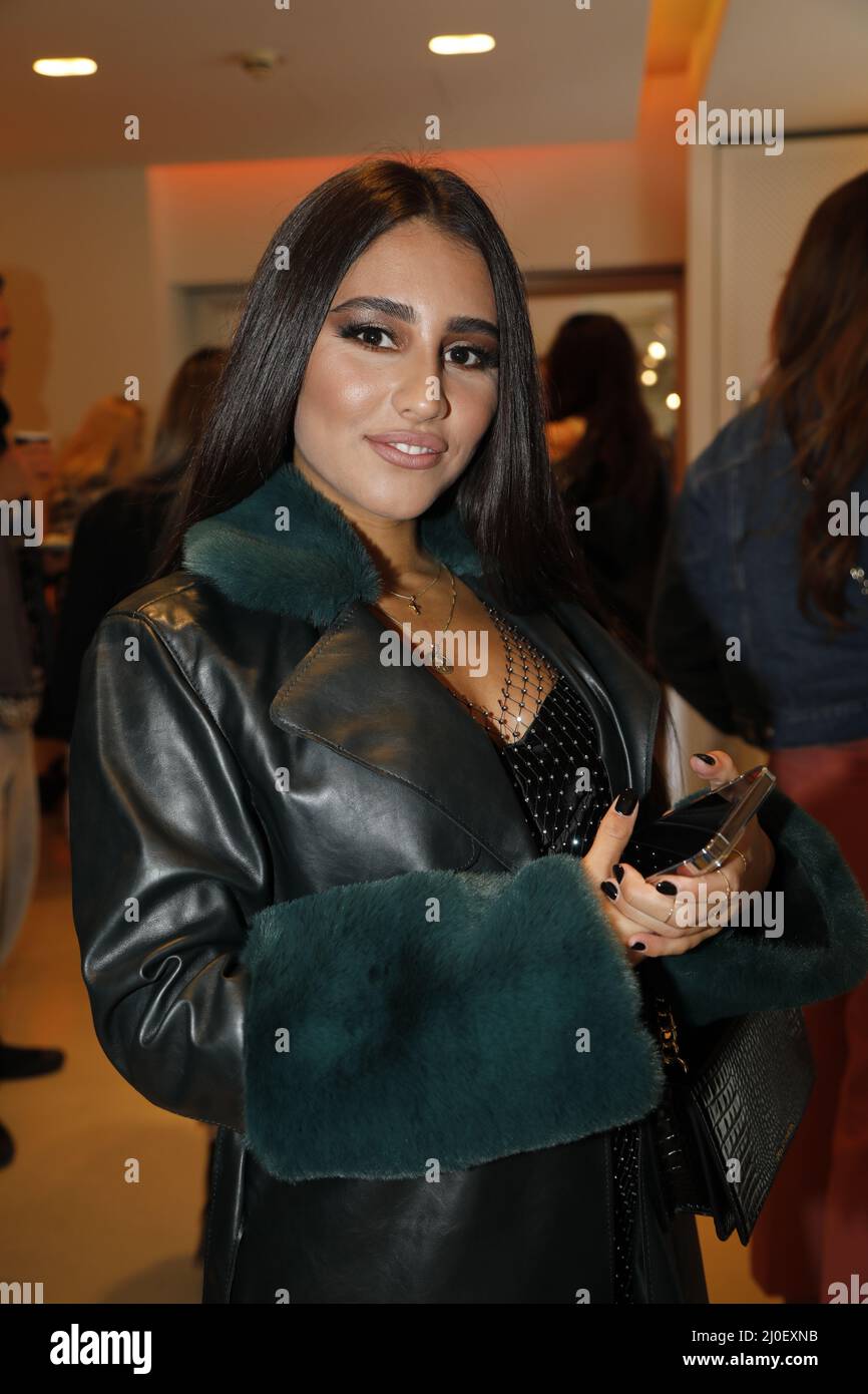 Aurelia Lamprecht beim Mates Date Influencer Event während der Mercedes-Benz Fashion Week Berlin März 2022 in der Berliner Freiheit.Berlin,15.03.2022 Stockfoto