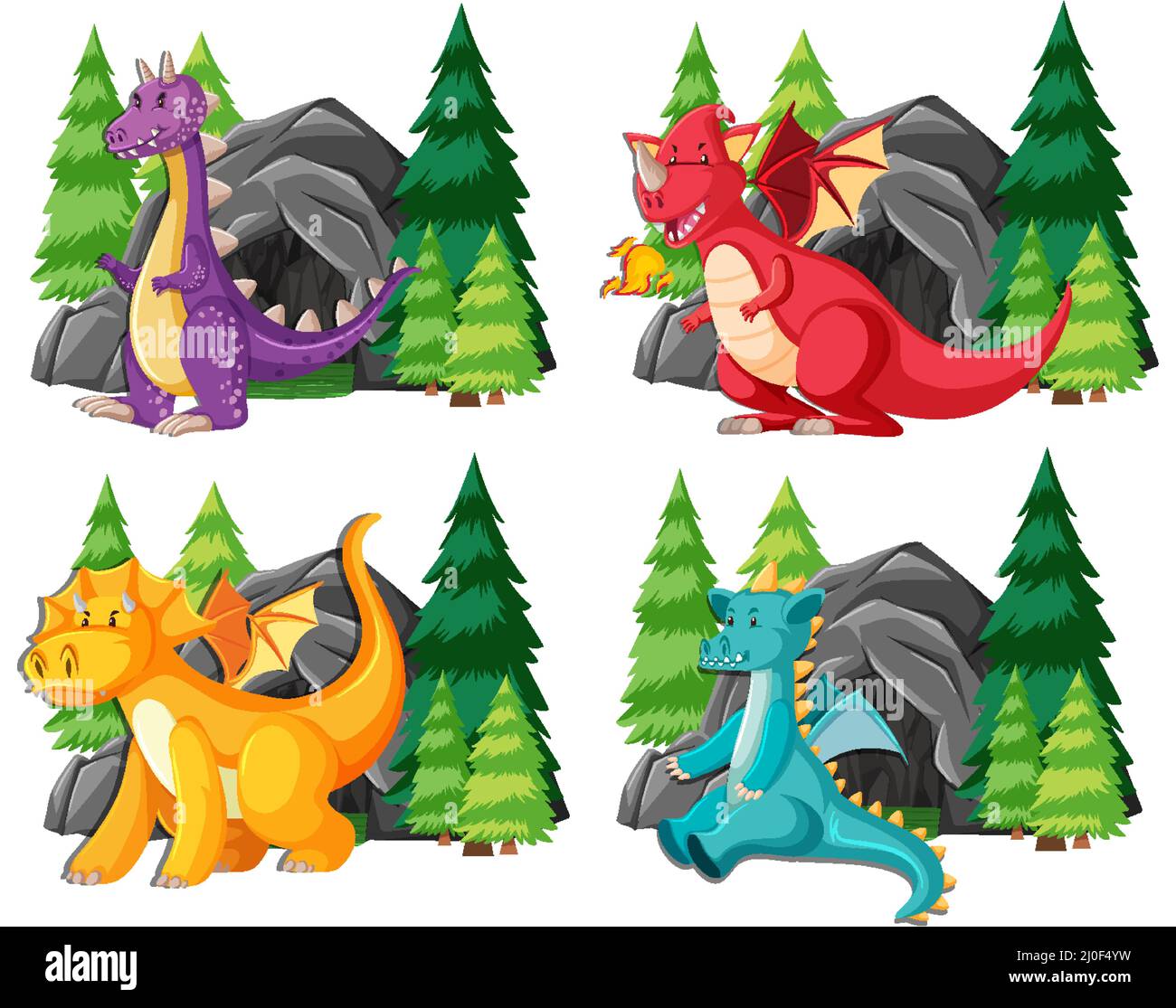 12 Mini-Drachen-Figuren – Je 10 Cm, Bunt, Aus Kunststoff, Mit Geschenkbox, Für Kinder & Sammler