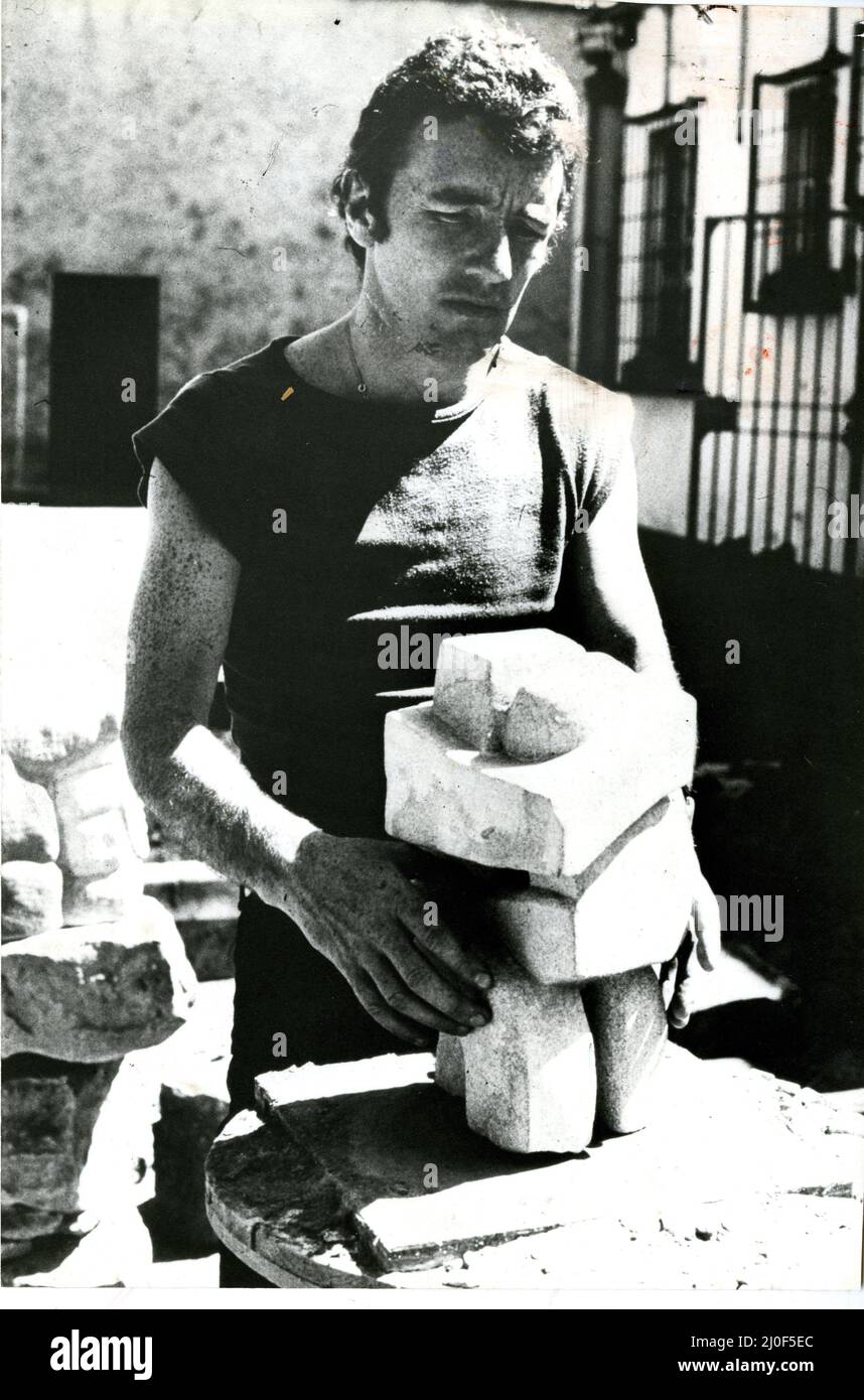 Killer, Jimmy Boyle, 1980. Stockfoto