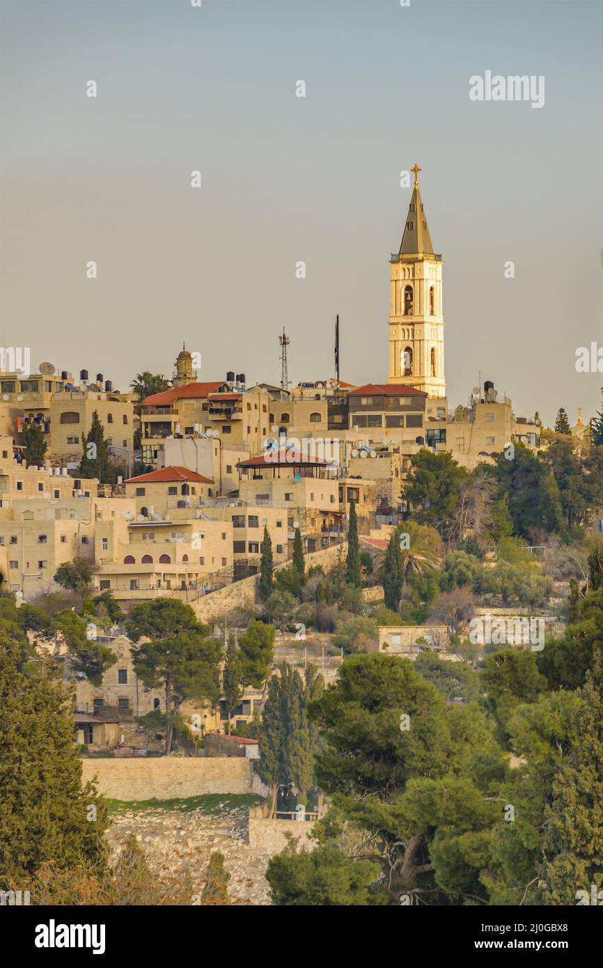 Tempelberg, Luftaussicht, Jerusalem Stockfoto