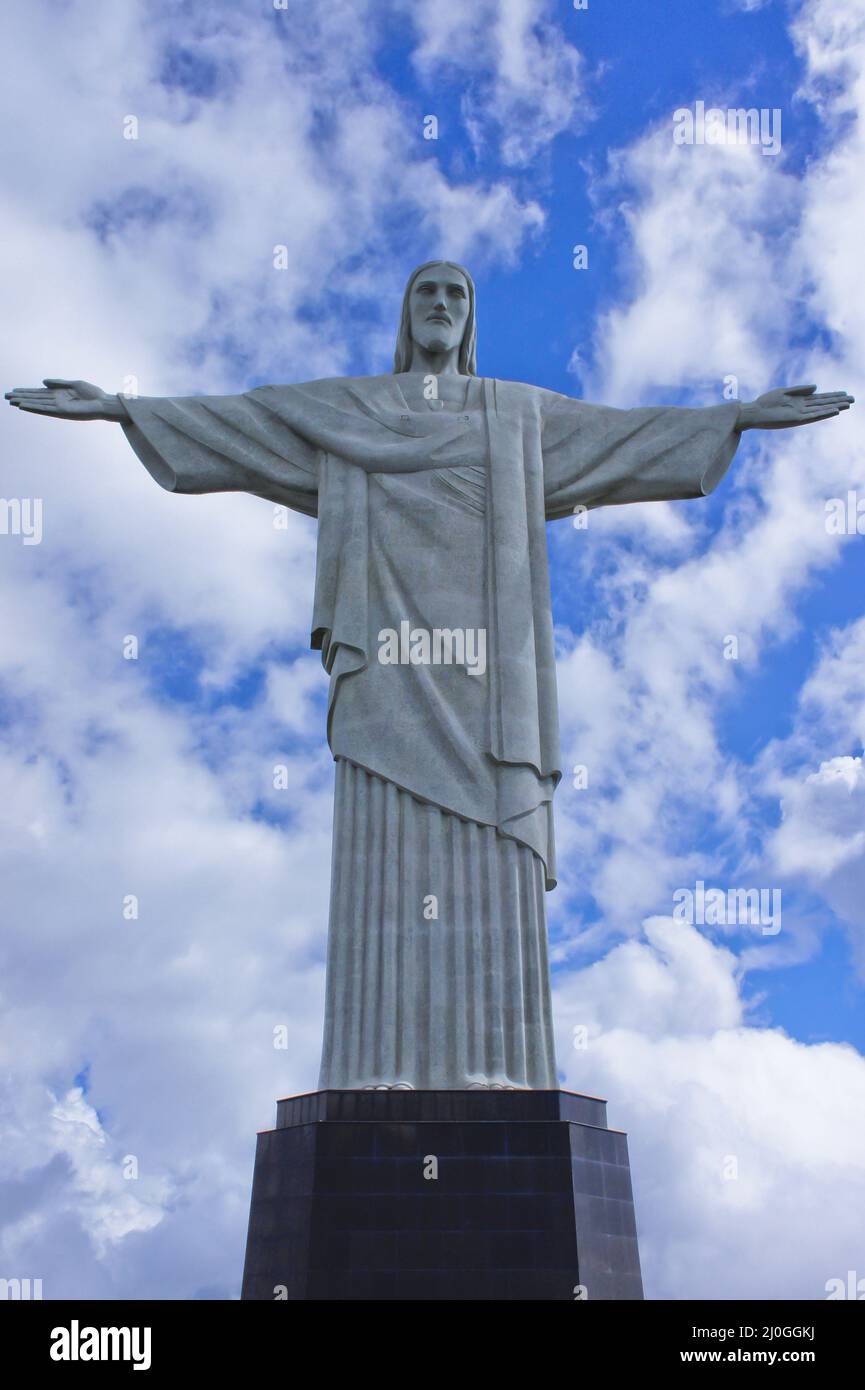 Rio de Janeiro, Jesus Christus der Erlöser Statue, Brasilien Stockfoto