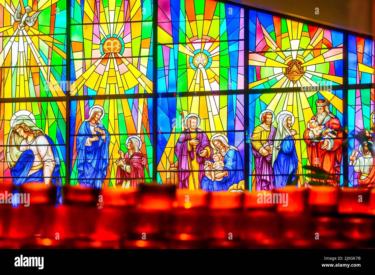 Verkündigung der Seligen Jungfrau Maria Katholischen Kirche, Toronto, Kanada Stockfoto Verkündigung der Seligen Jungfrau Maria Katholischen Kirche, Toronto, Kanada Stockfoto