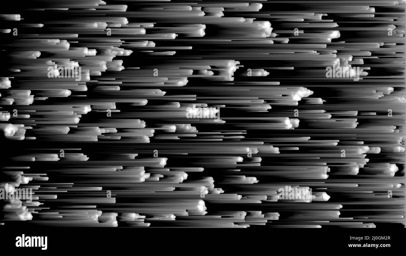Glitch-Effekt „Pixelsortierung“ Stockfoto