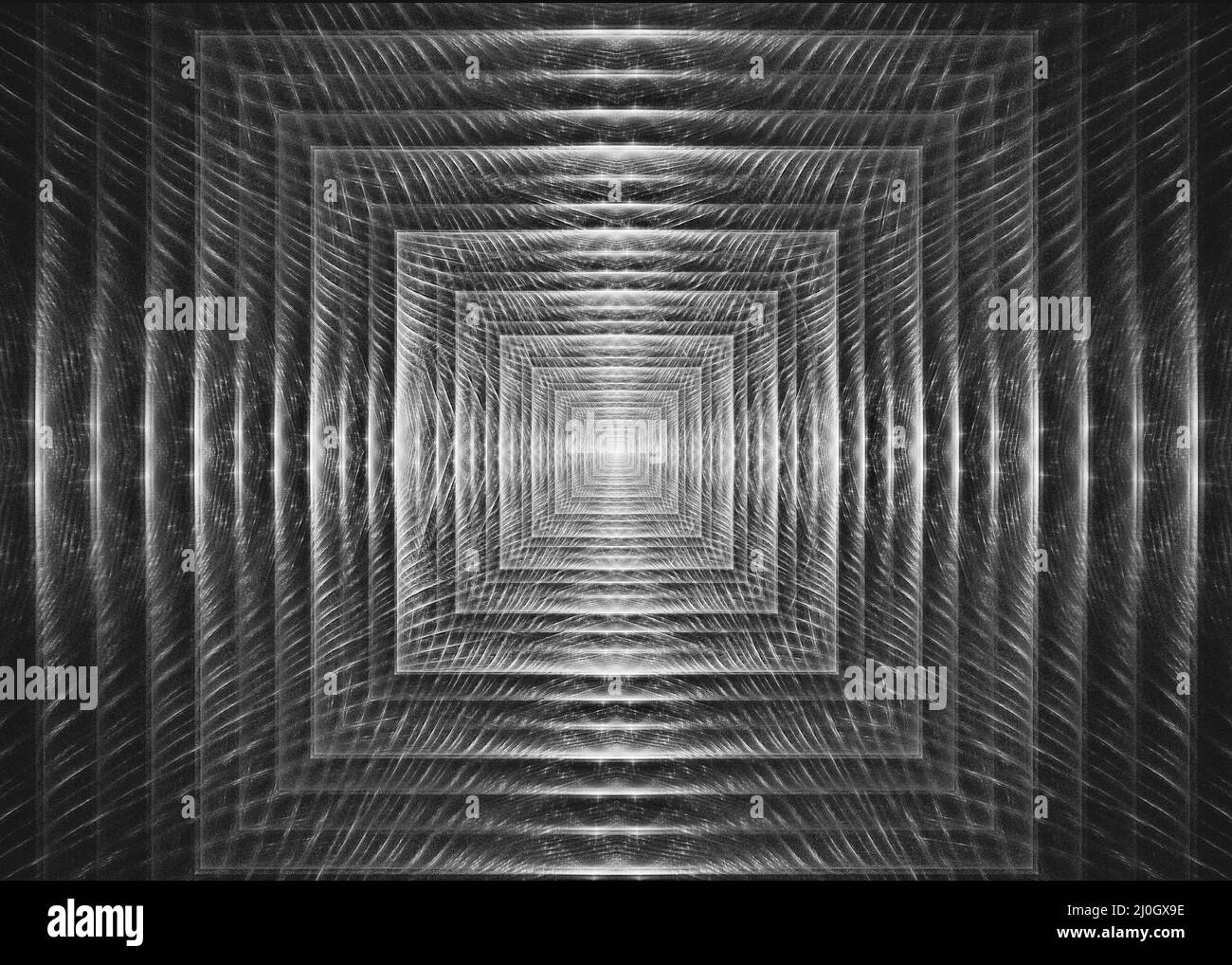 Dunkler abstrakter Hintergrund mit dunklem geometrischen Muster Stockfoto