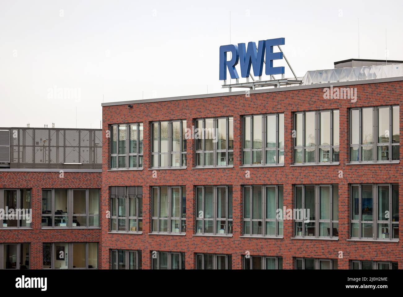 Essen, Nordrhein-Westfalen, Deutschland - RWE-Zentrale, neuer RWE-Campus im Landkreis Altenessen. Stockfoto
