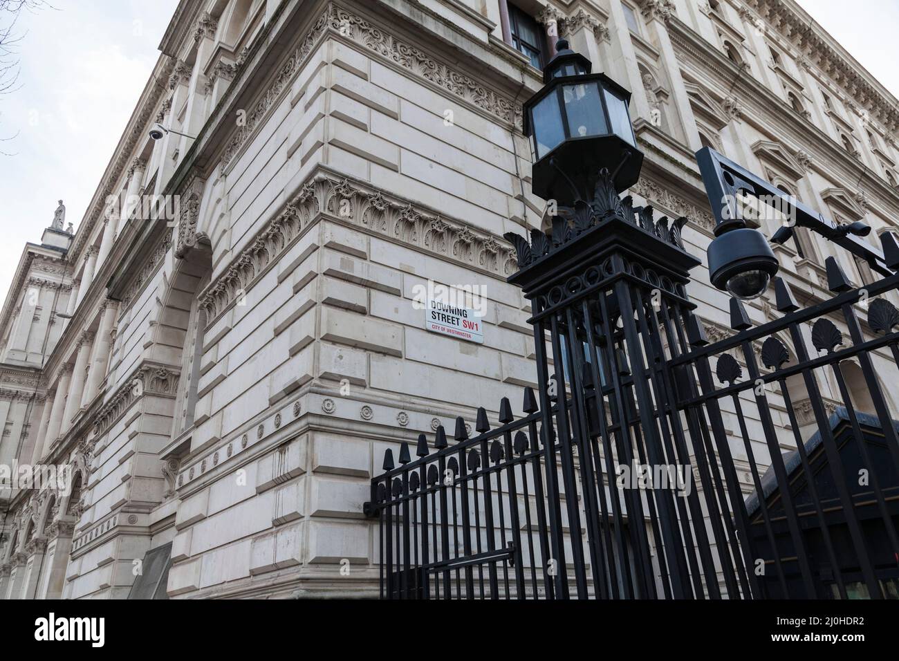 Downing Street, London, England, Großbritannien Stockfoto