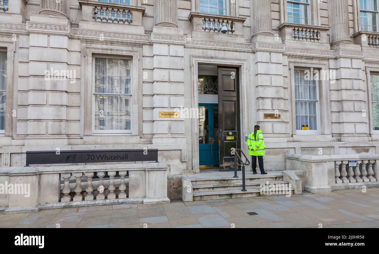 Cabinet Office, Whitehall, London, England, Großbritannien Stockfoto