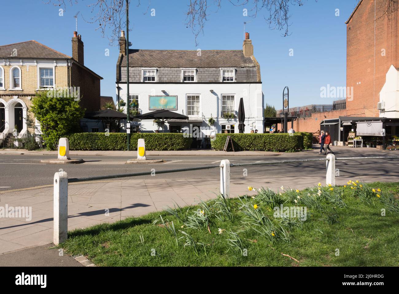The Sun Inn Barnes, London, SW13, England, Großbritannien Stockfoto