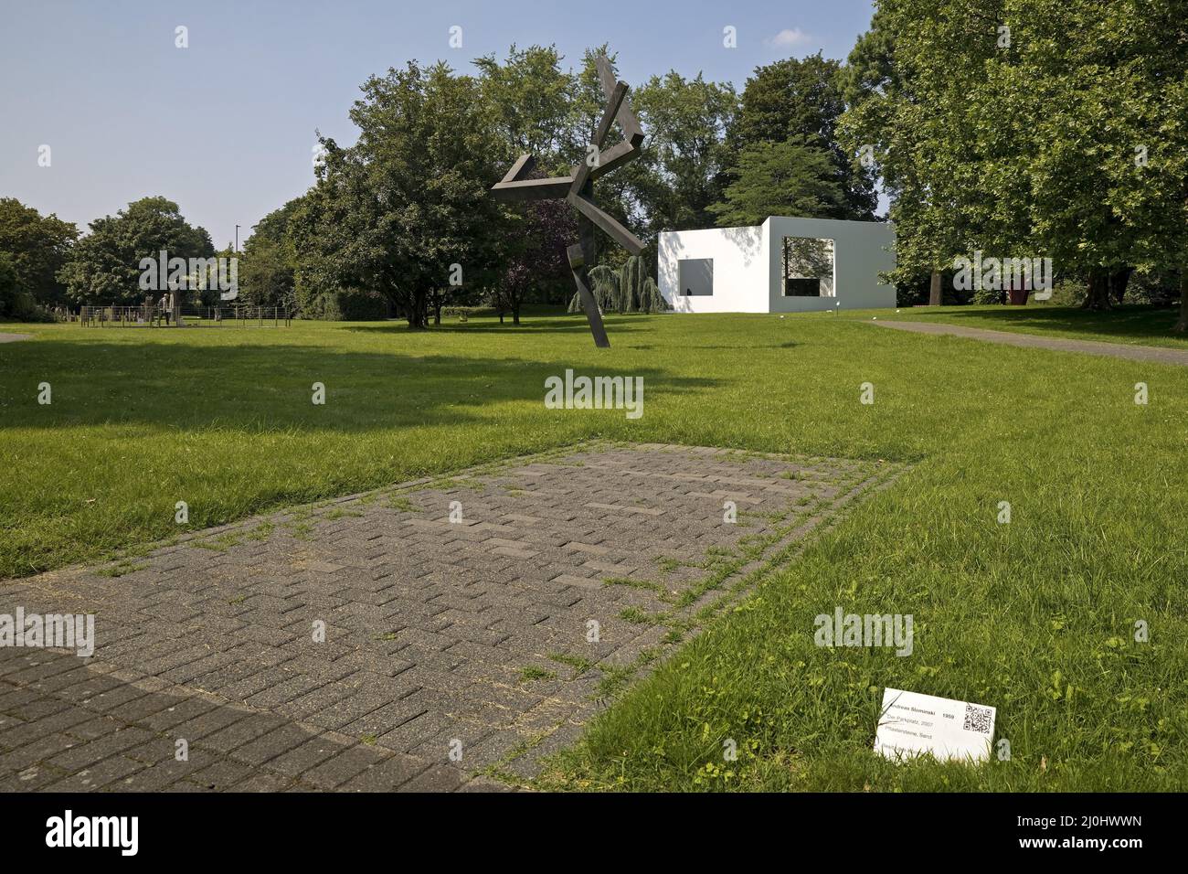 Kunstwerke im Skulpturenpark, Köln, Deutschland, Europa Stockfoto