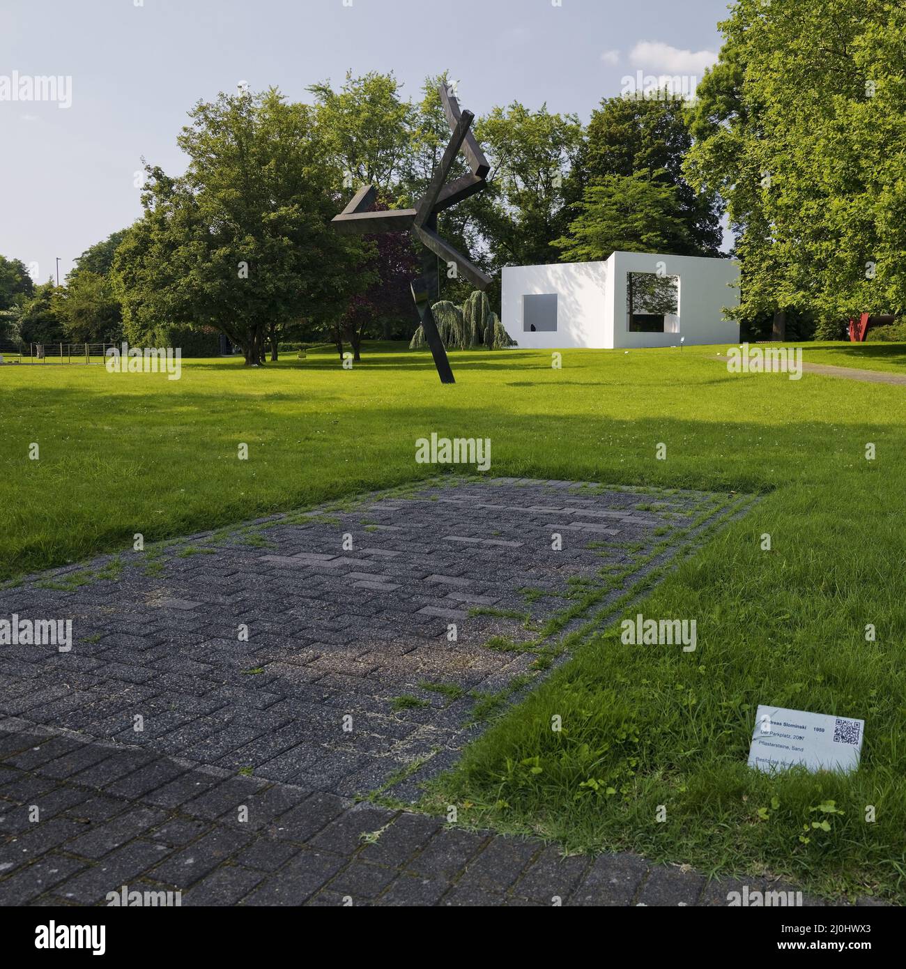Kunstwerke im Skulpturenpark, Köln, Rheinland, Nordrhein-Westfalen, Deutschland, Europa Stockfoto