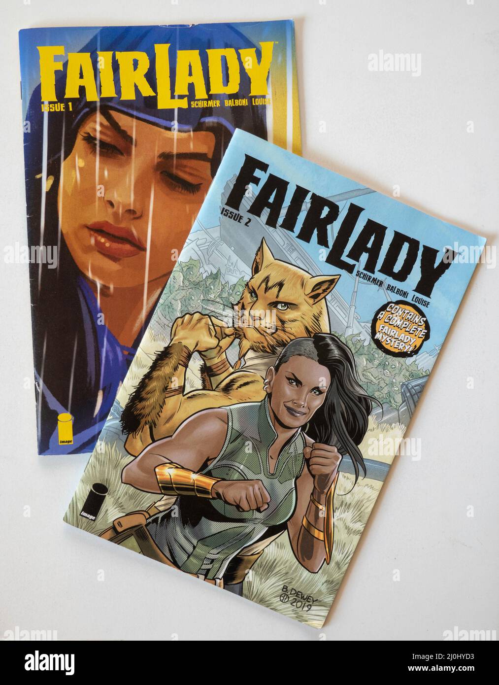 „Fairlady“-Graphic Novels, USA Stockfoto
