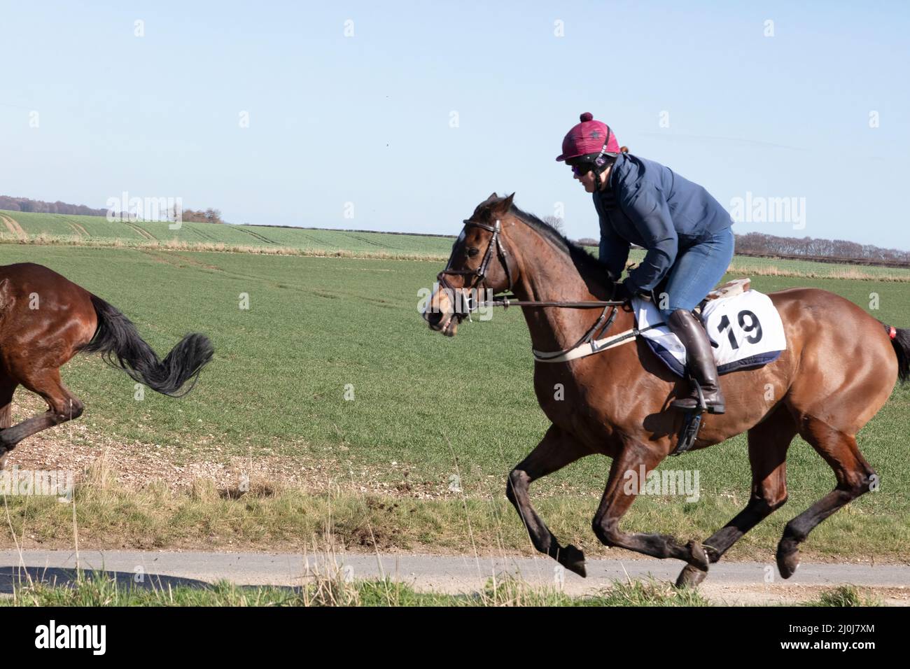 2022 Kiplingcotes Derby Stockfoto