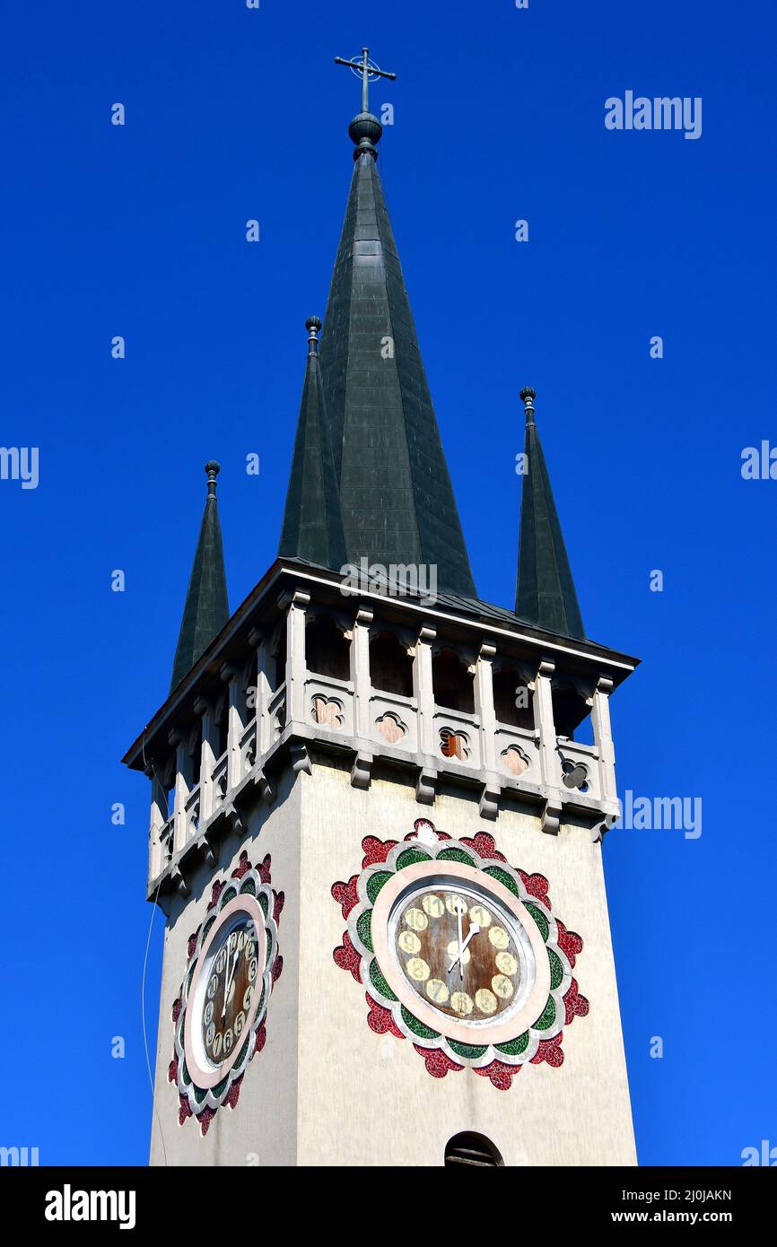 Christus, der König Römisch-katholische Kirche, Kelebia, Komitat Bács-Kiskun, Ungarn, Magyarország, Europa Stockfoto