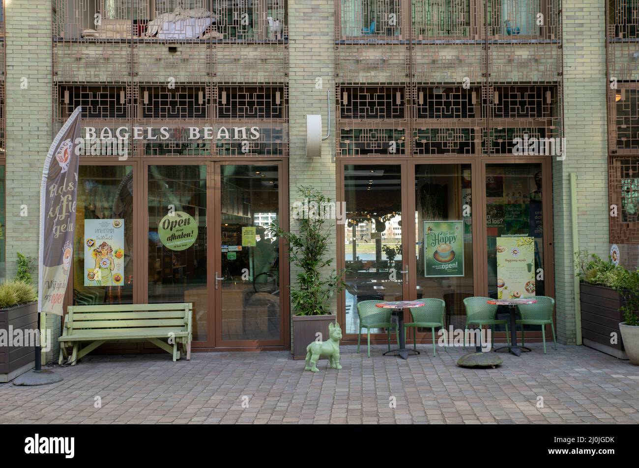 Bagels & Beans Restaurant In Amsterdam, Niederlande 17-3-2022 Stockfoto