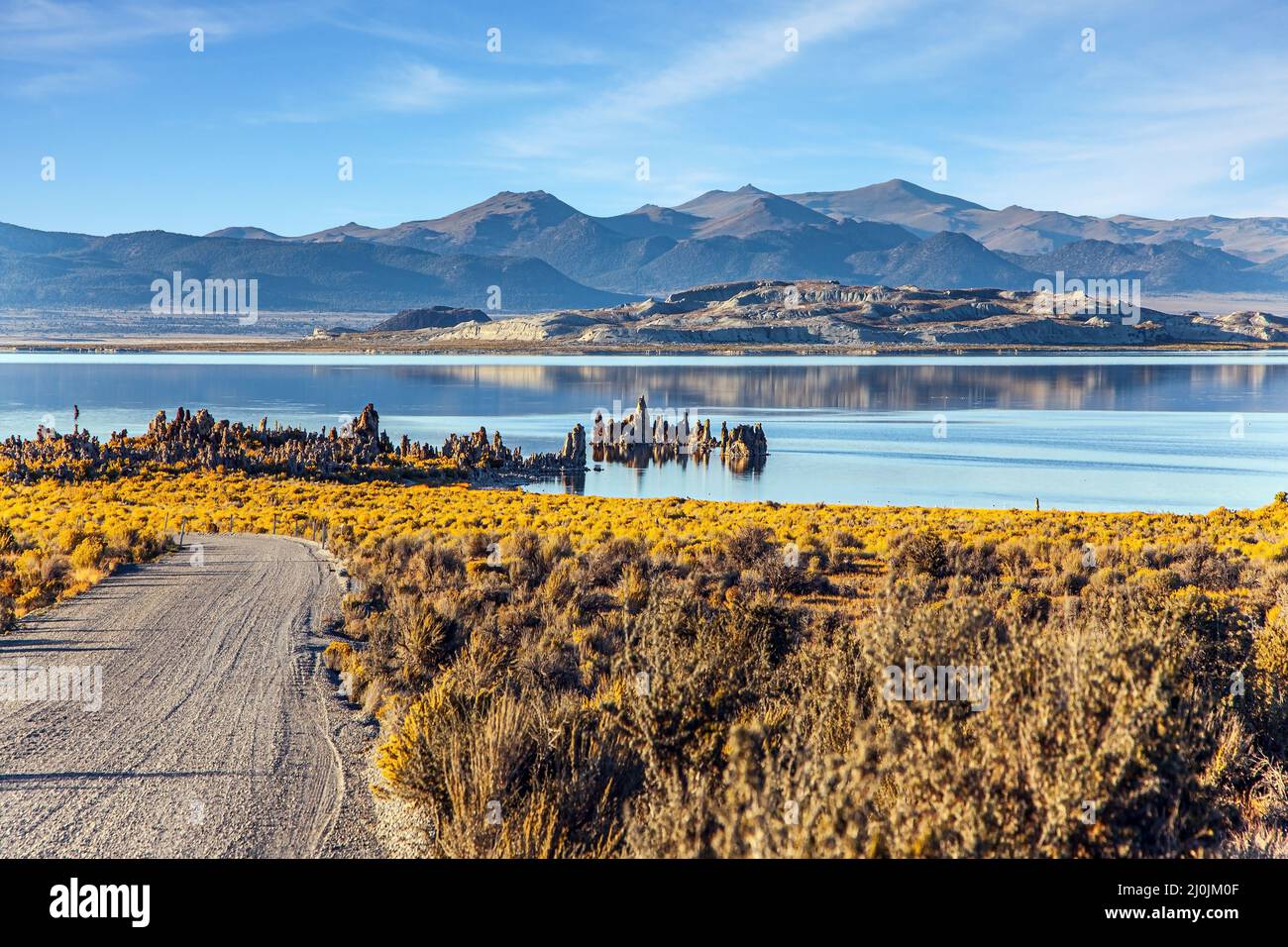 Mono Lake ist ein Salzsee in Kalifornien Stockfoto