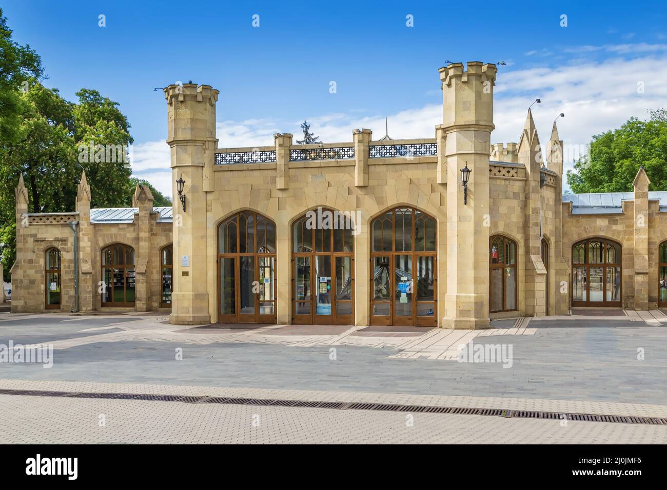 Narzan Galerie, Kislowodsk, Russland Stockfoto